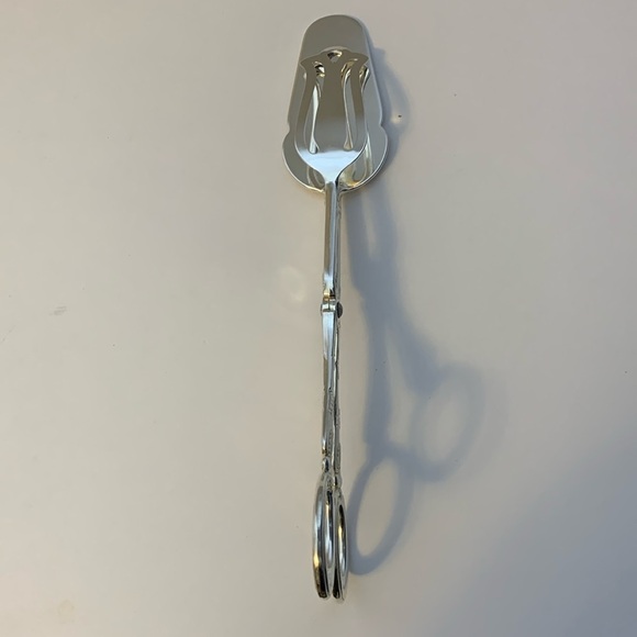 SILVER PLATED CHALICE/GOBLET AND SERVING TONGS - Picture 4 of 8